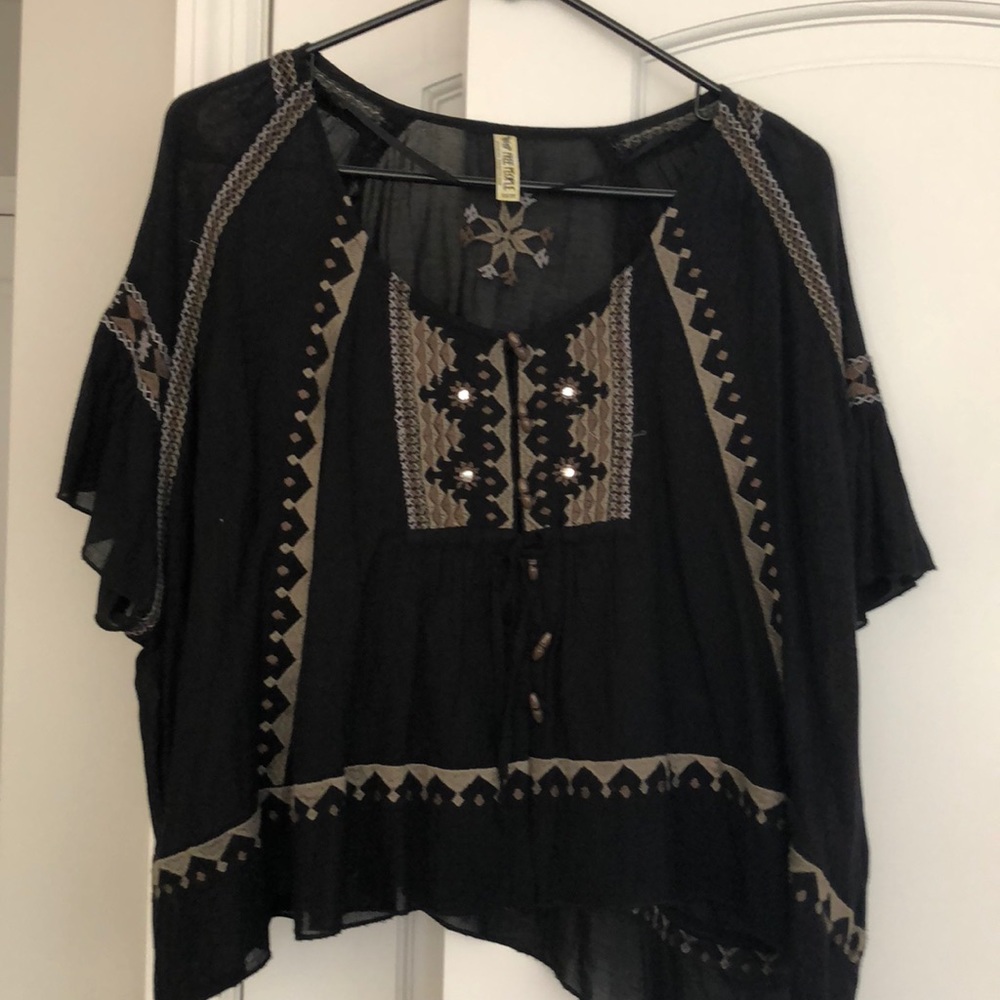 Free People flowy cropped top